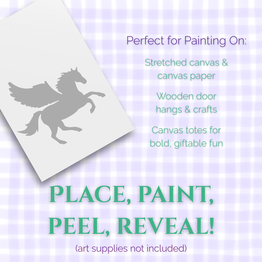 Pegasus Adhesive Stencil- 6”