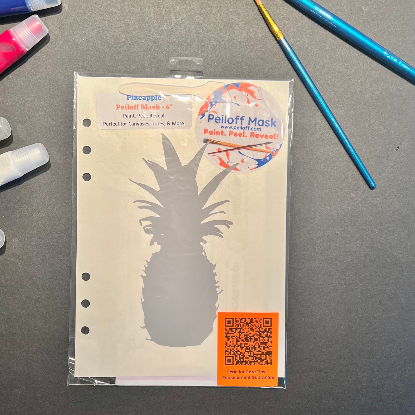 Pineapple Adhesive Stencil – 6”