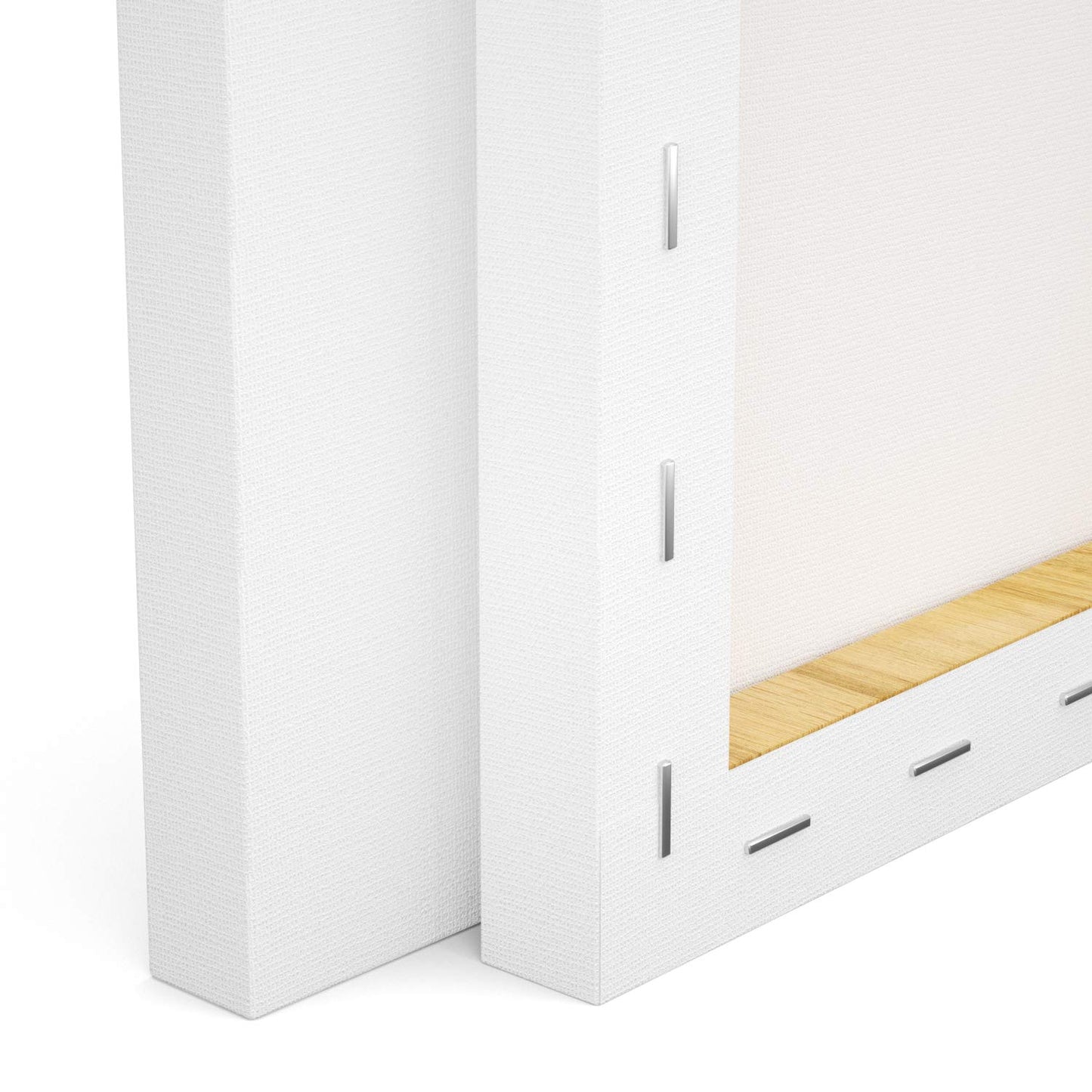 White Primed Stretched Canvas - 10 Pack (Multiple Sizes Available)