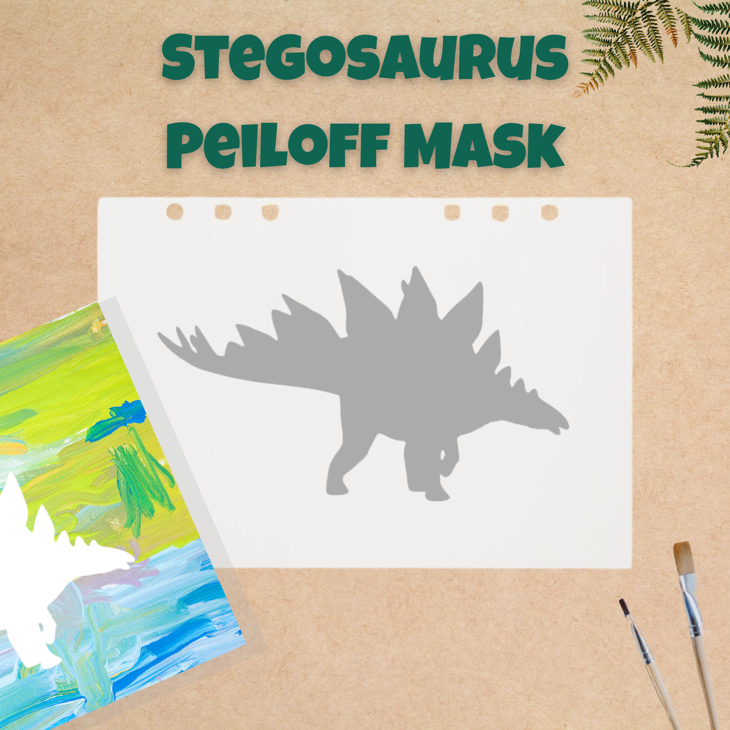 Stegosaurus Dinosaur Peiloff Mask