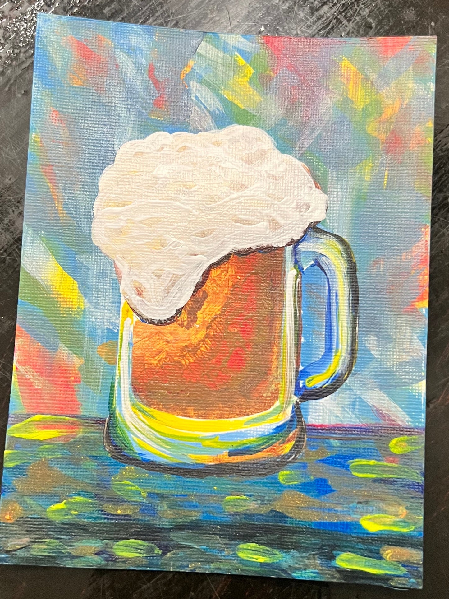 Beer Stein Adhesive Stencil – 6”