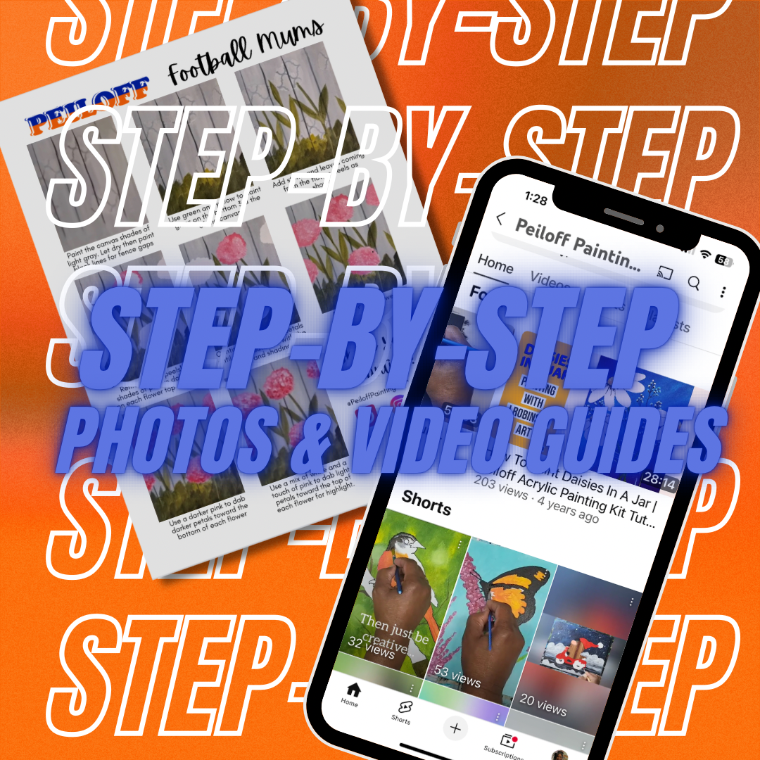 Blue Vase Acrylic Painting Kit