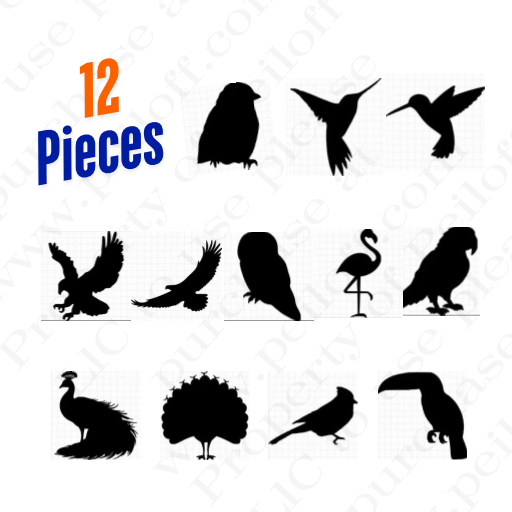 Birds Peiloff Mask Bundle - 12 Pack