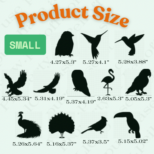 Birds Peiloff Mask Bundle - 12 Pack