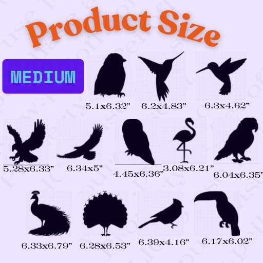 Birds Peiloff Mask Bundle - 12 Pack