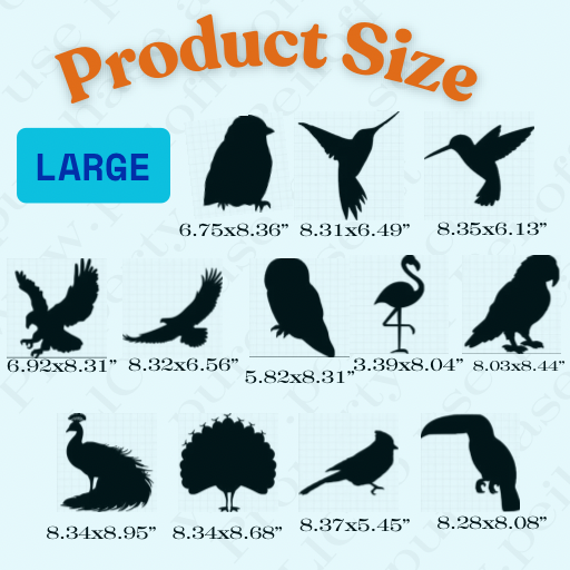 Birds Peiloff Mask Bundle - 12 Pack