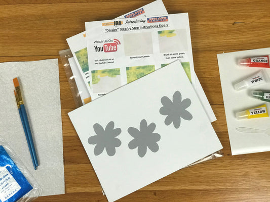 Daisies Acrylic Painting Kit