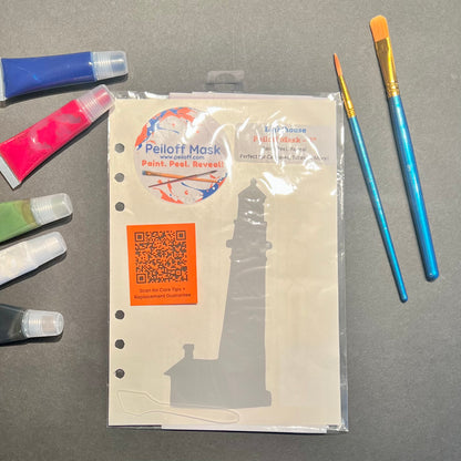 Lighthouse Adhesive Stencil – 6”