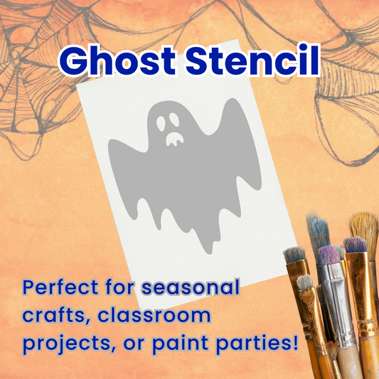 Ghost Adhesive Stencil – 6”
