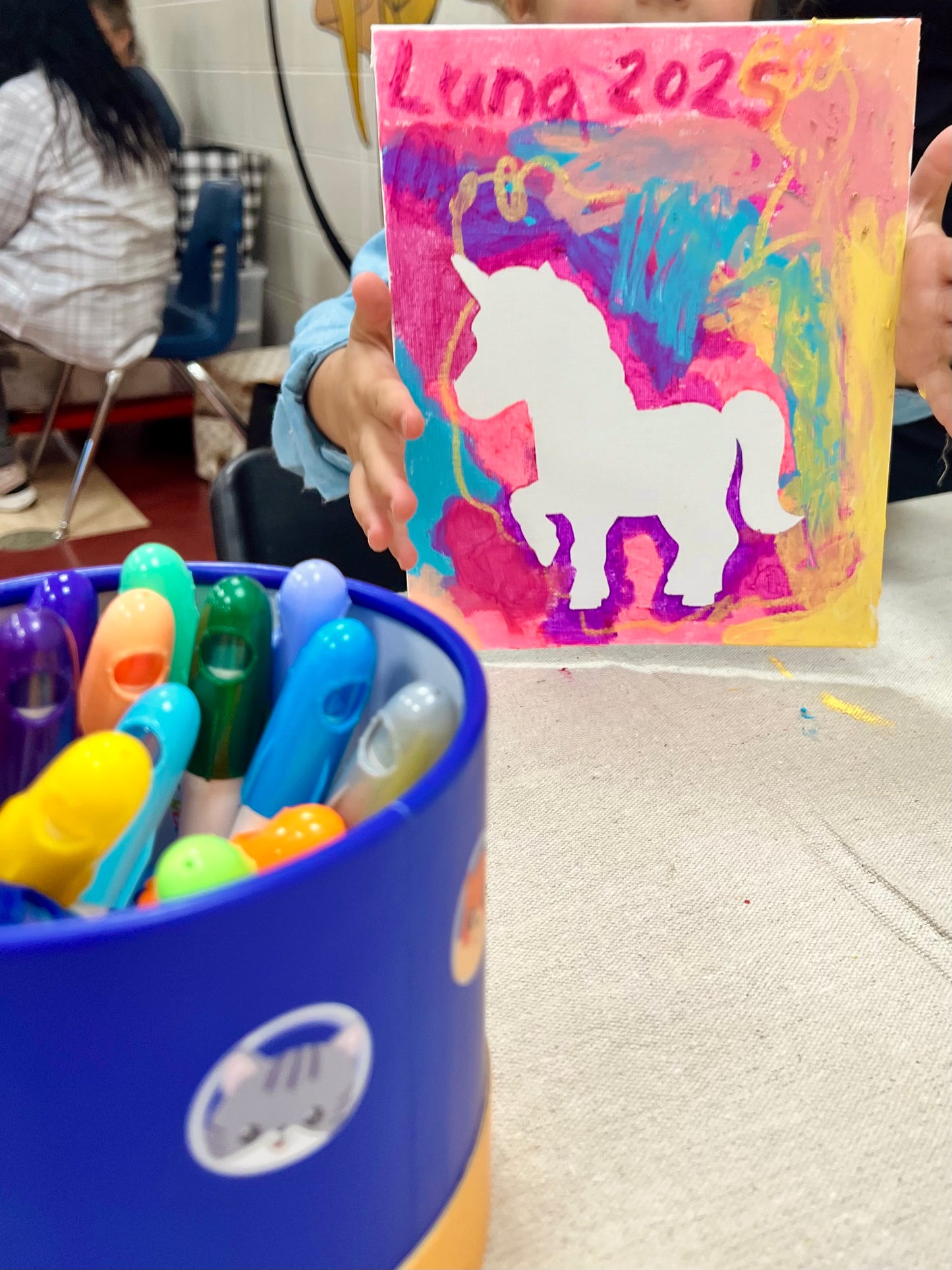 Unicorn Pony Adhesive Stencil - 6”