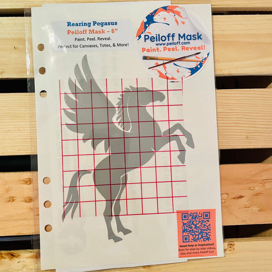 Rearing Pegasus – Clearance Stencil (6")
