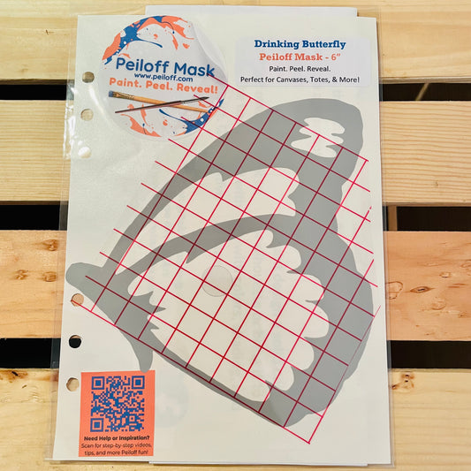 Drinking Butterfly – Clearance Stencil (6")
