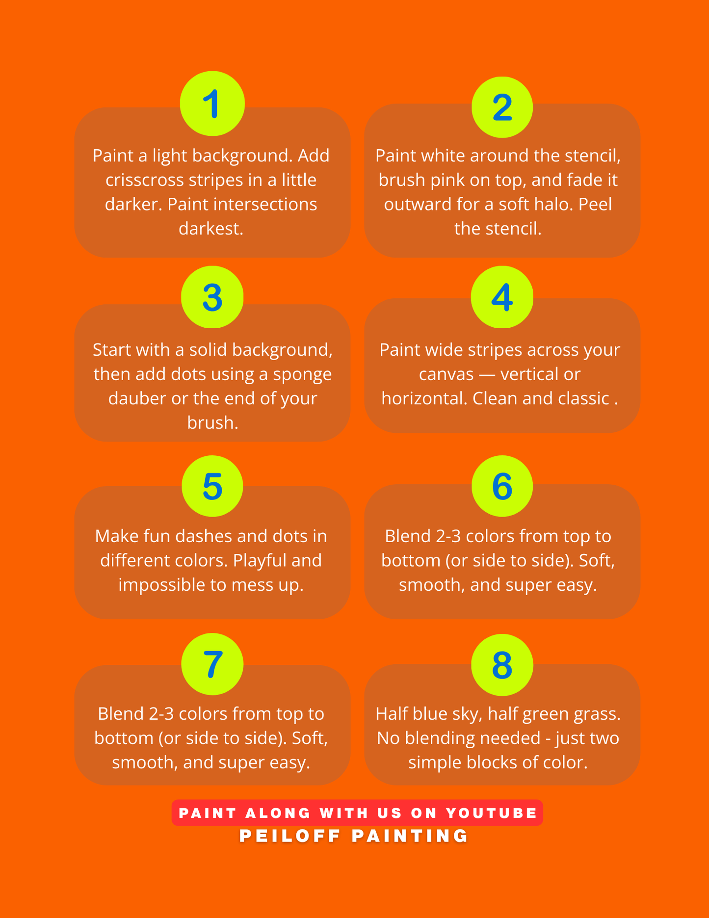 Mushroom Adhesive Stencil - 6”