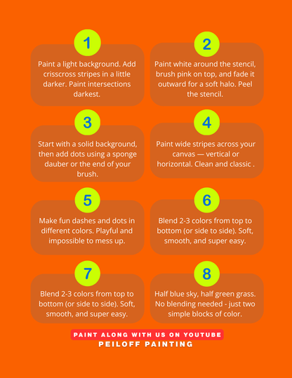 Mushroom Adhesive Stencil - 6”