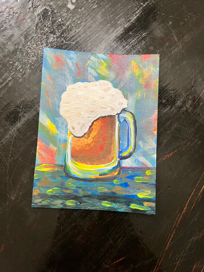 Beer Stein Adhesive Stencil – 6”