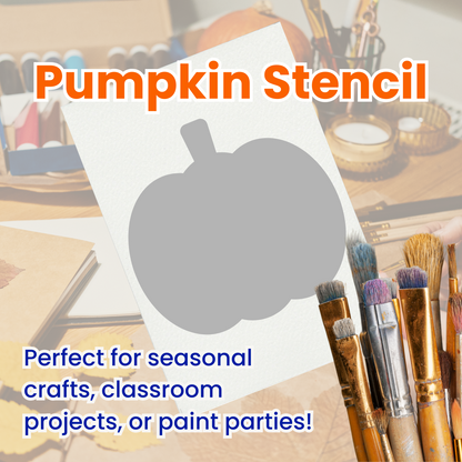 Pumpkin Adhesive Stencil – 6”
