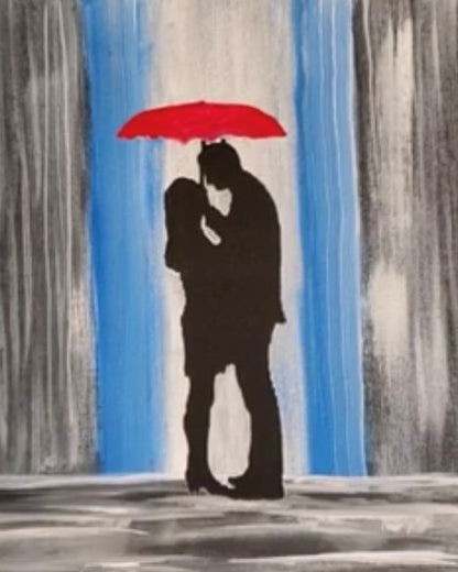 Couple in the Rain