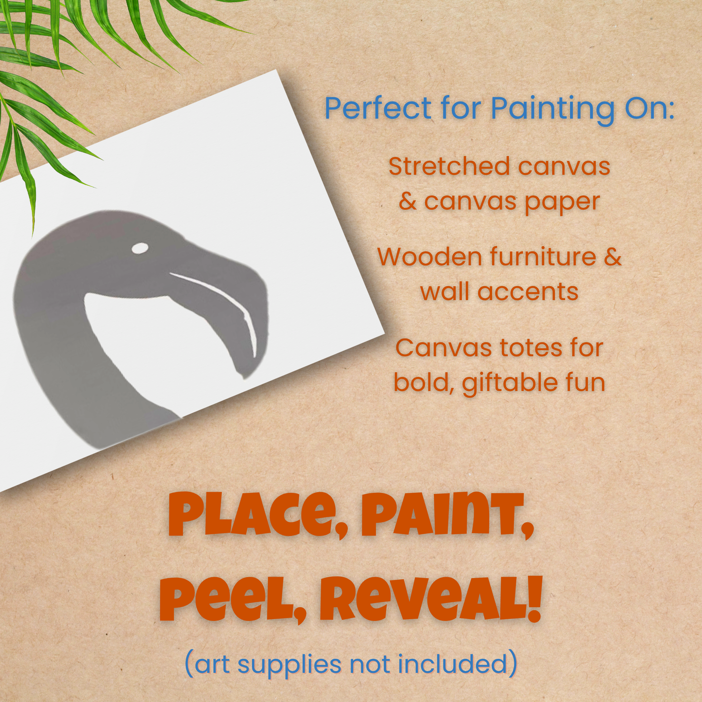 Flamingo Peiloff Stencil – Solo Pack or 4 Pack