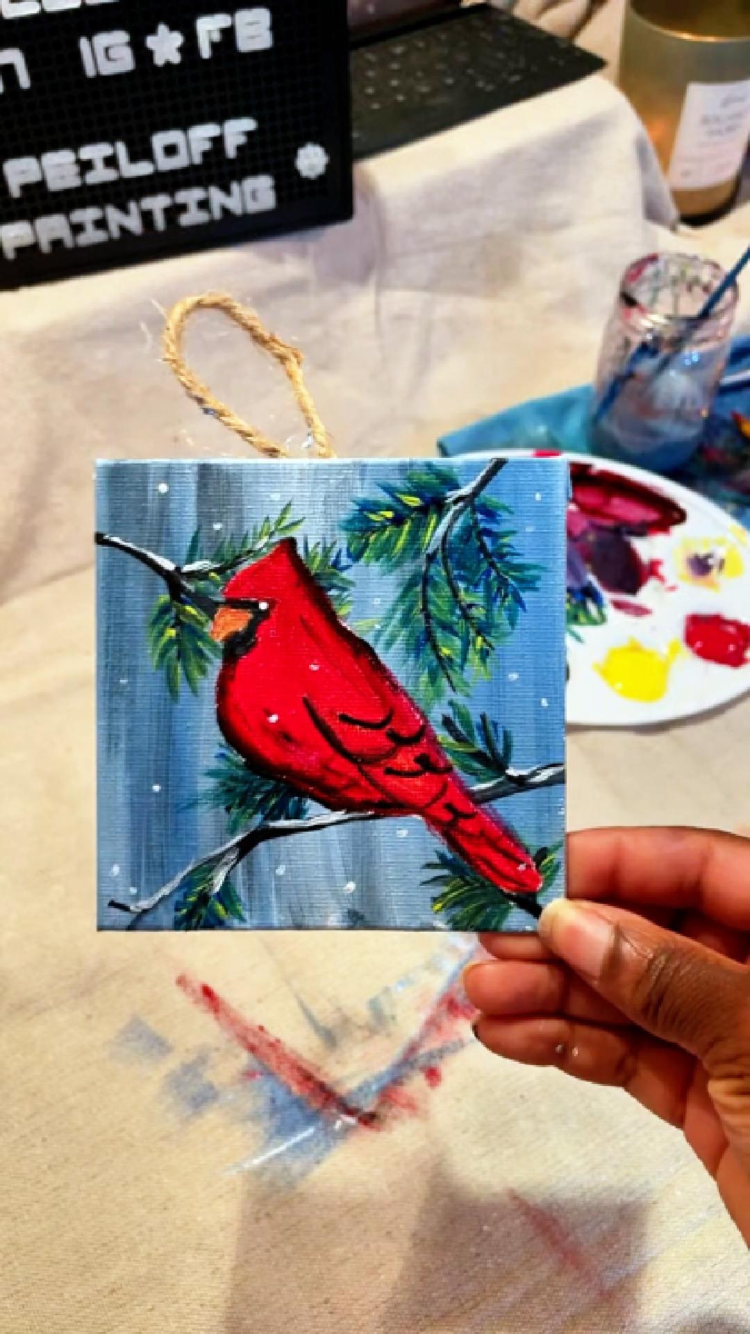 Peiloff Paintable Christmas Ornaments – DIY Holiday Canvas Ornament Kit