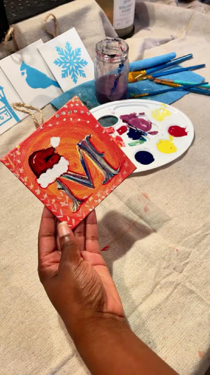 Peiloff Paintable Christmas Ornaments – DIY Holiday Canvas Ornament Kit