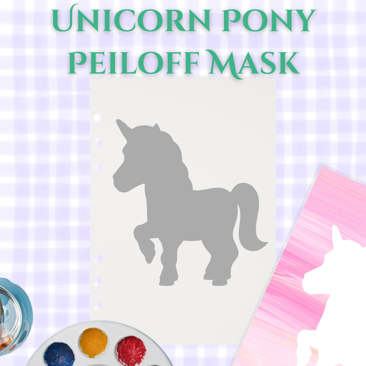 Unicorn Pony Peiloff Mask
