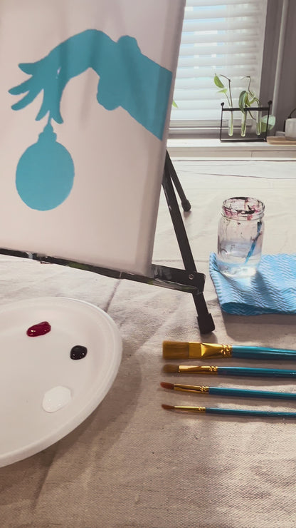 Grinch Pre-Stenciled Canvas | Ready-to-Paint