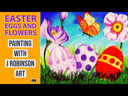 Easter Egg & Flowers