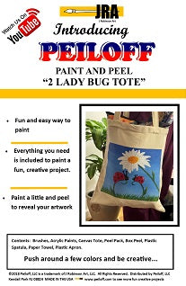 2 Lady Bugs Tote Bag